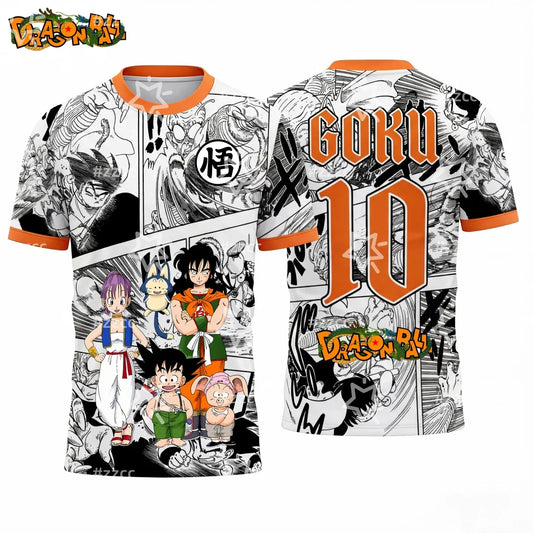 T-shirt Dragon Ball Son Goku pour homme, enfant et femme