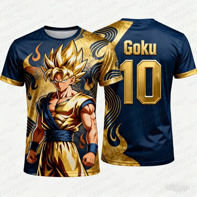 T-Shirt Dragon Ball "Goku Warrior" – Édition Premium (Tailles S à 6XL)