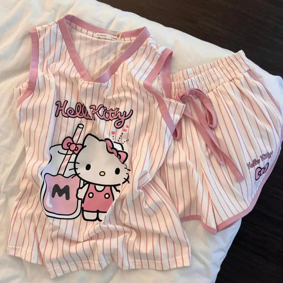 Set d'Été Hello Kitty – Débardeur & Short "Soft Comfort" (M-XXL)