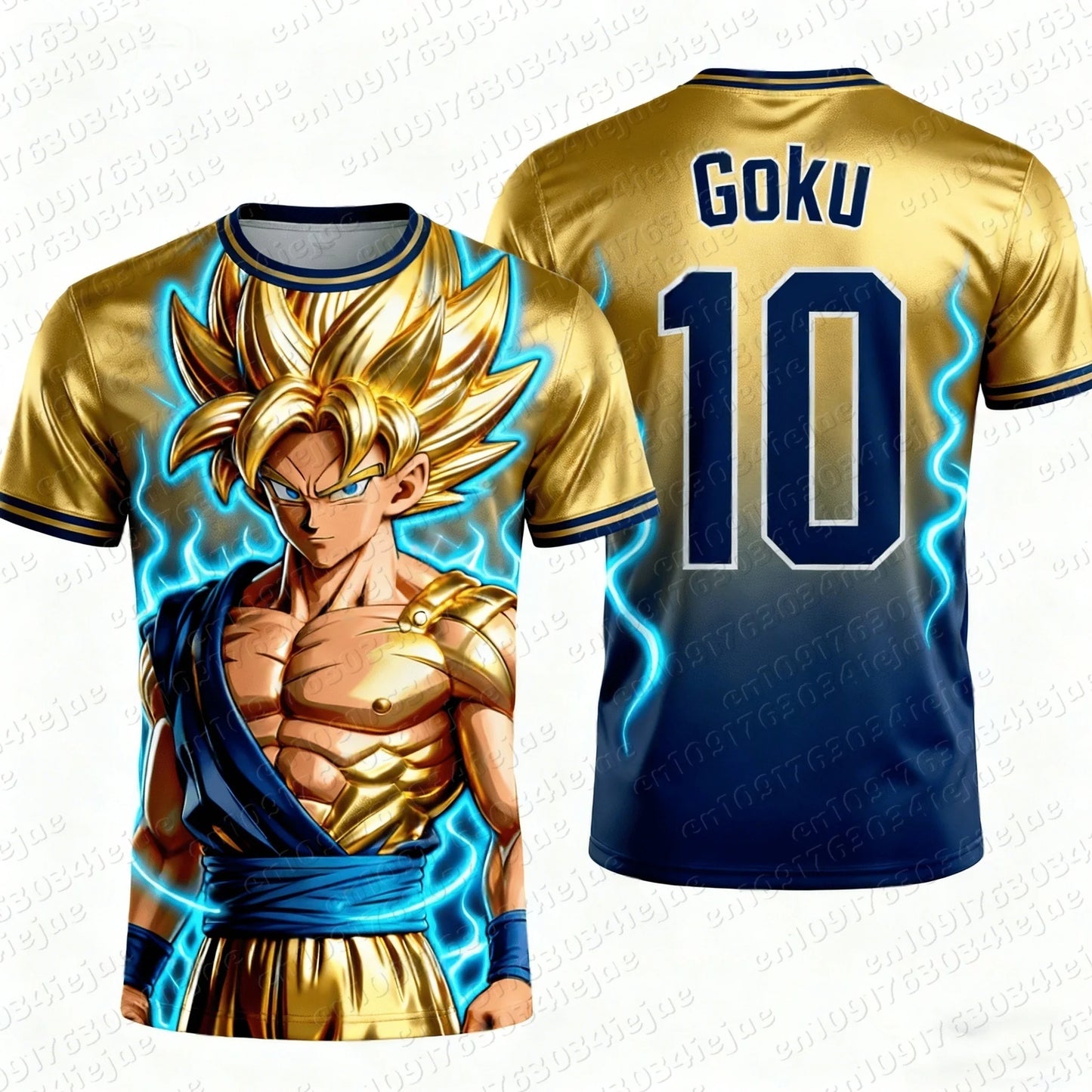 T-Shirt Dragon Ball "Goku Warrior" – Édition Premium (Tailles S à 6XL)
