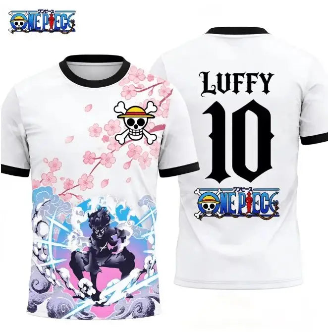 T-Shirt One Piece Luffy – Collection "Straw Hat Captain" (5 Variantes - S à 6XL)
