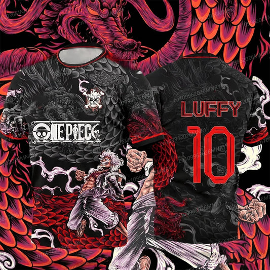 T-Shirt One Piece "Luffy" – Édition Pirate (Tailles XXS à 6XL)
