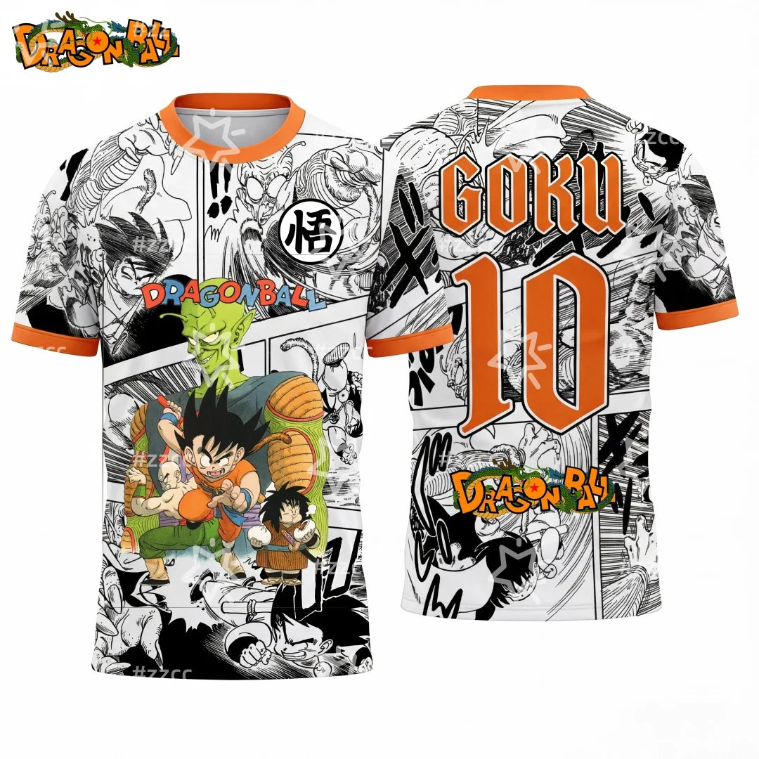 T-shirt Dragon Ball Son Goku pour homme, enfant et femme