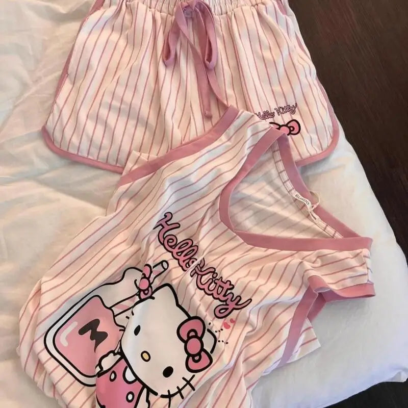 Set d'Été Hello Kitty – Débardeur & Short "Soft Comfort" (M-XXL)