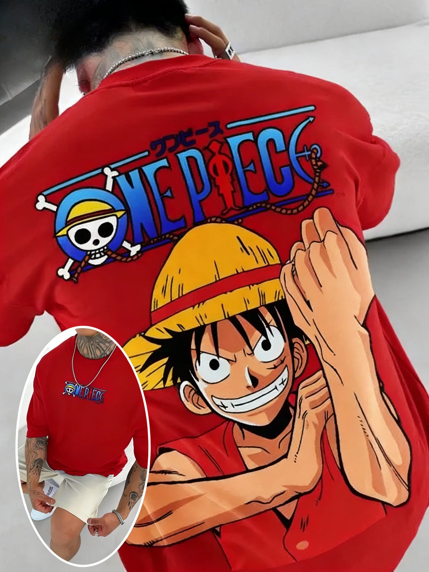 T-Shirt One Piece Luffy "Captain Edition" – Confort & Style (S au 4XL)