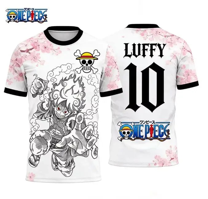 T-Shirt One Piece Luffy – Collection "Straw Hat Captain" (5 Variantes - S à 6XL)
