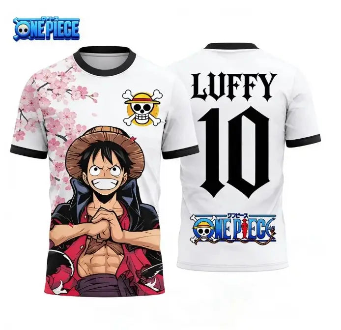 T-Shirt One Piece Luffy – Collection "Straw Hat Captain" (5 Variantes - S à 6XL)
