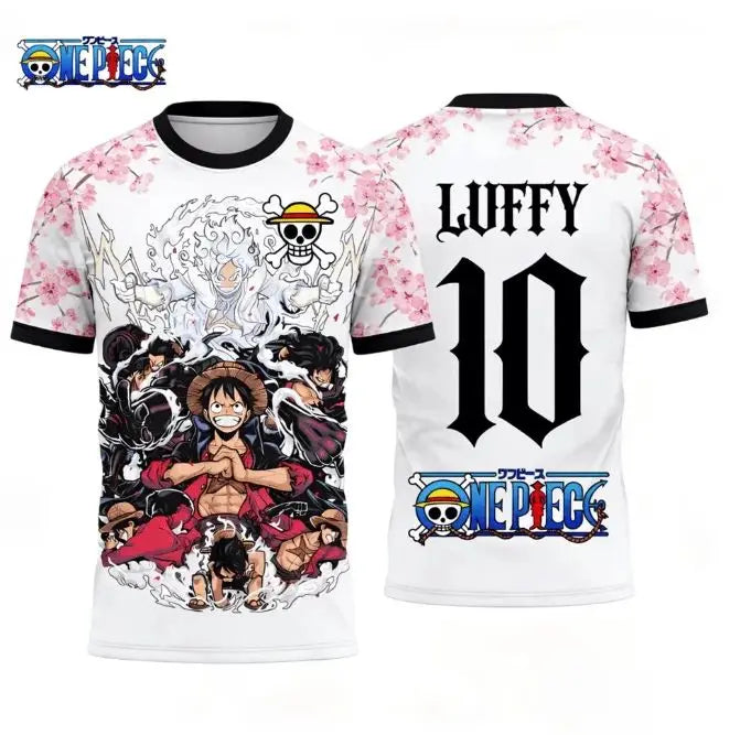T-Shirt One Piece Luffy – Collection "Straw Hat Captain" (5 Variantes - S à 6XL)