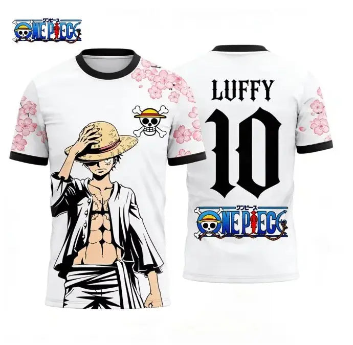 T-Shirt One Piece Luffy – Collection "Straw Hat Captain" (5 Variantes - S à 6XL)