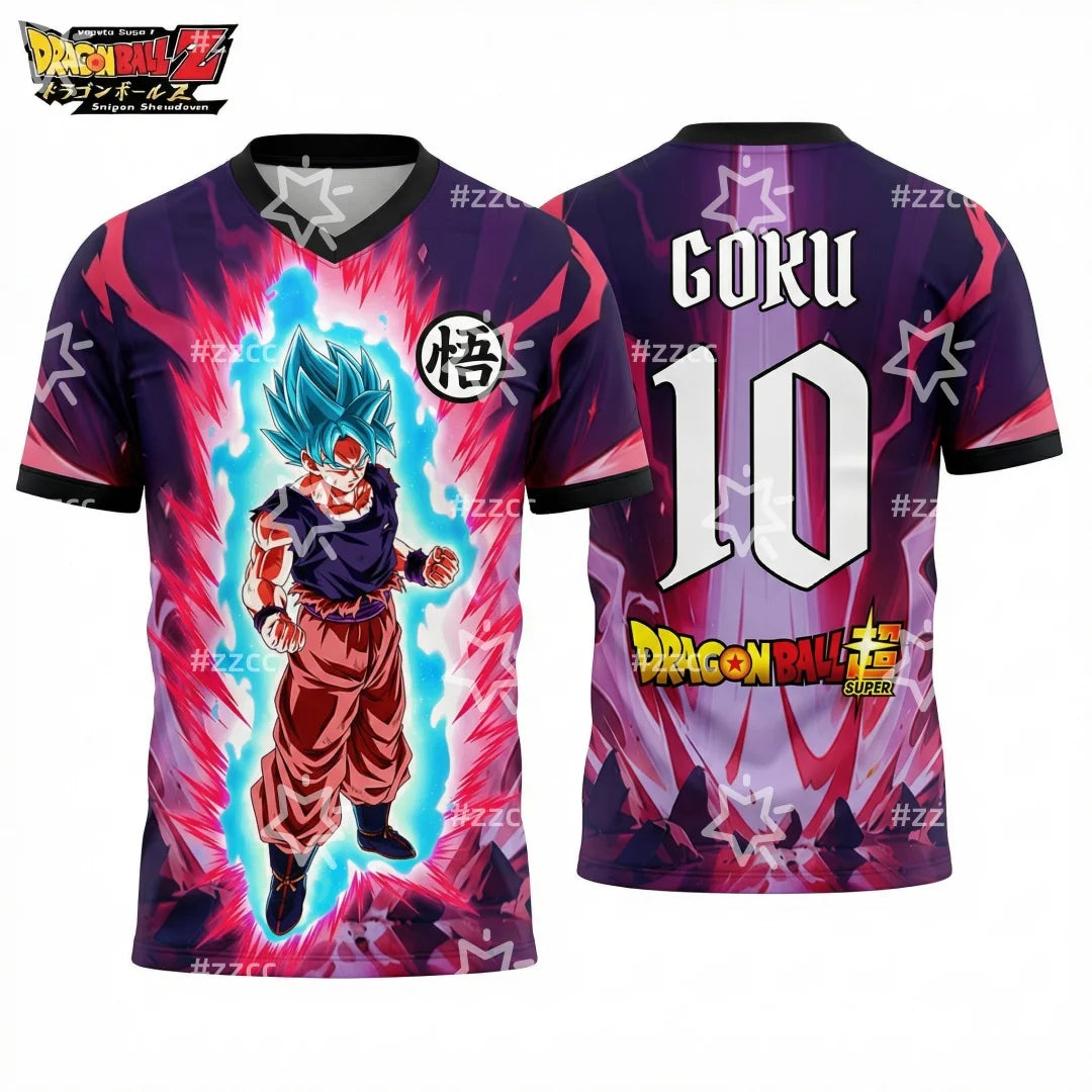 T-Shirt Goku Super Saiyan Blue – Puissance Absolue (XXS au 6XL)
