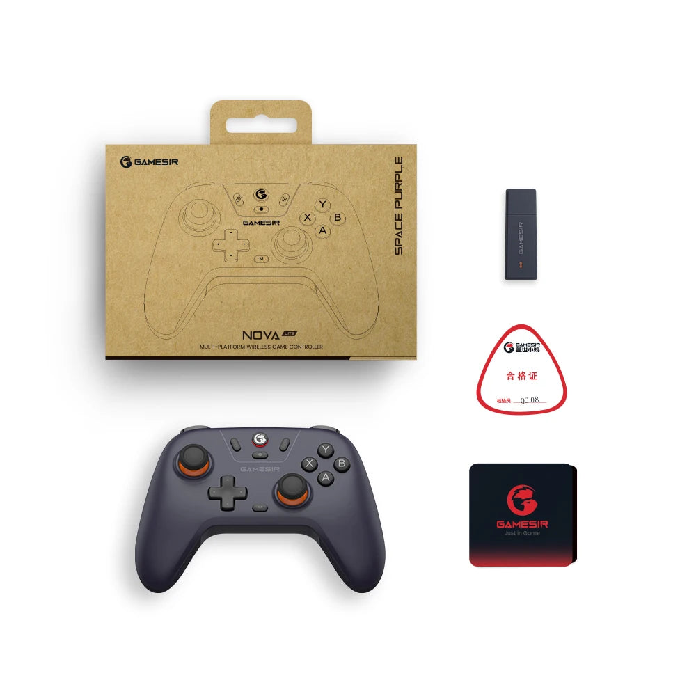 Manette de jeu GameSir Nova Lite Switch à effet Hall pour Nintendo Switch, iPhone et téléphones Android.