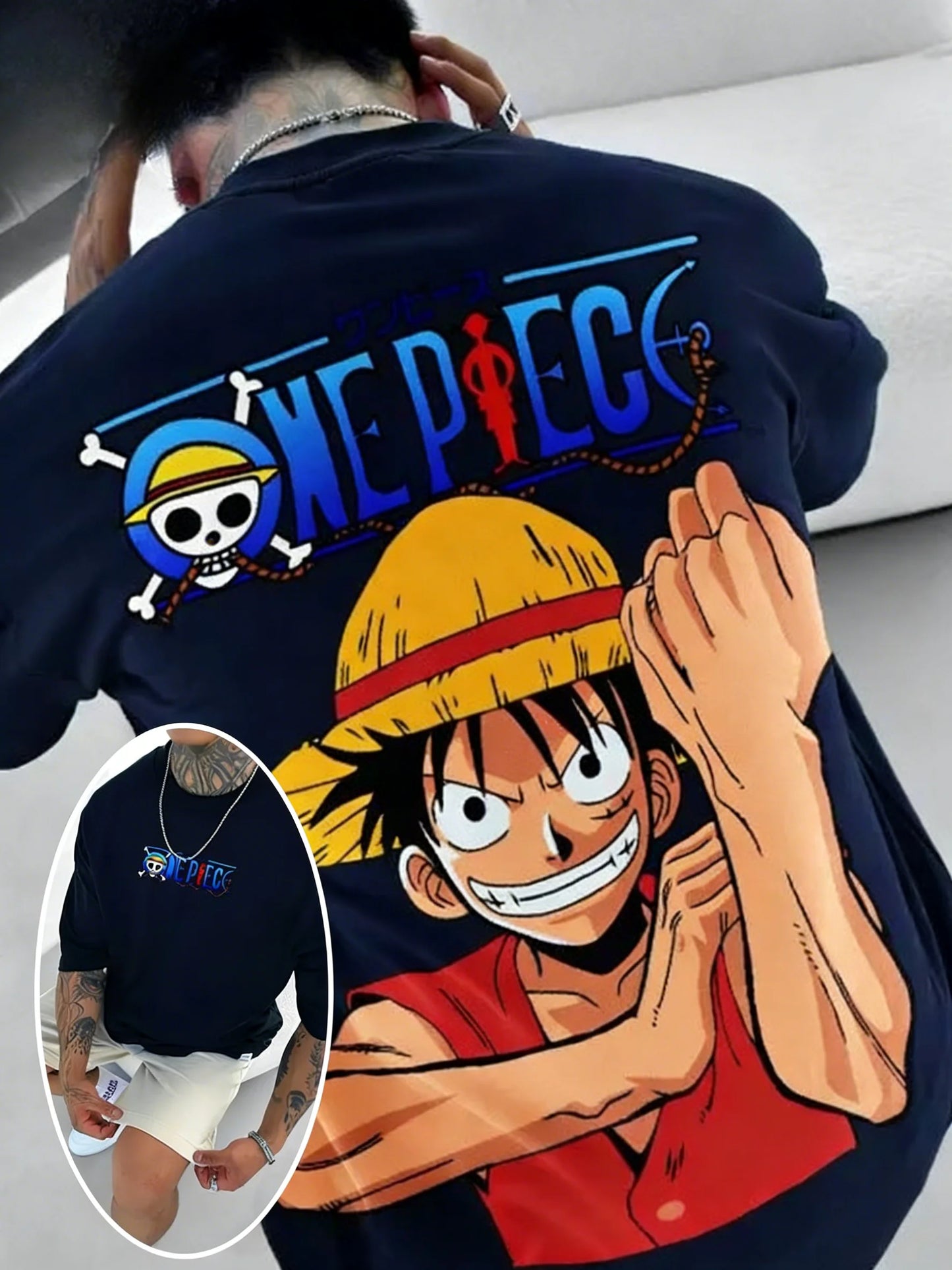 T-Shirt One Piece Luffy "Captain Edition" – Confort & Style (S au 4XL)