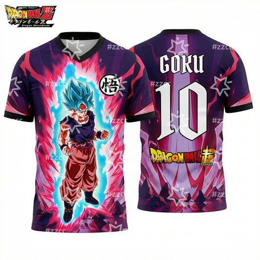 T-Shirt Goku Super Saiyan Blue – Puissance Absolue (XXS au 6XL)