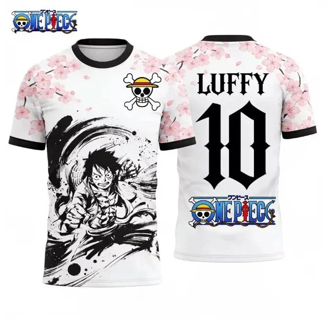 T-Shirt One Piece Luffy – Collection "Straw Hat Captain" (5 Variantes - S à 6XL)