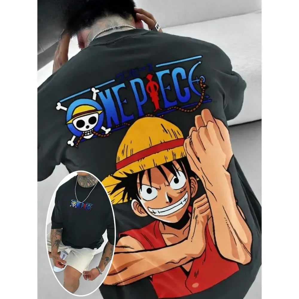 T-Shirt One Piece Luffy "Captain Edition" – Confort & Style (S au 4XL)
