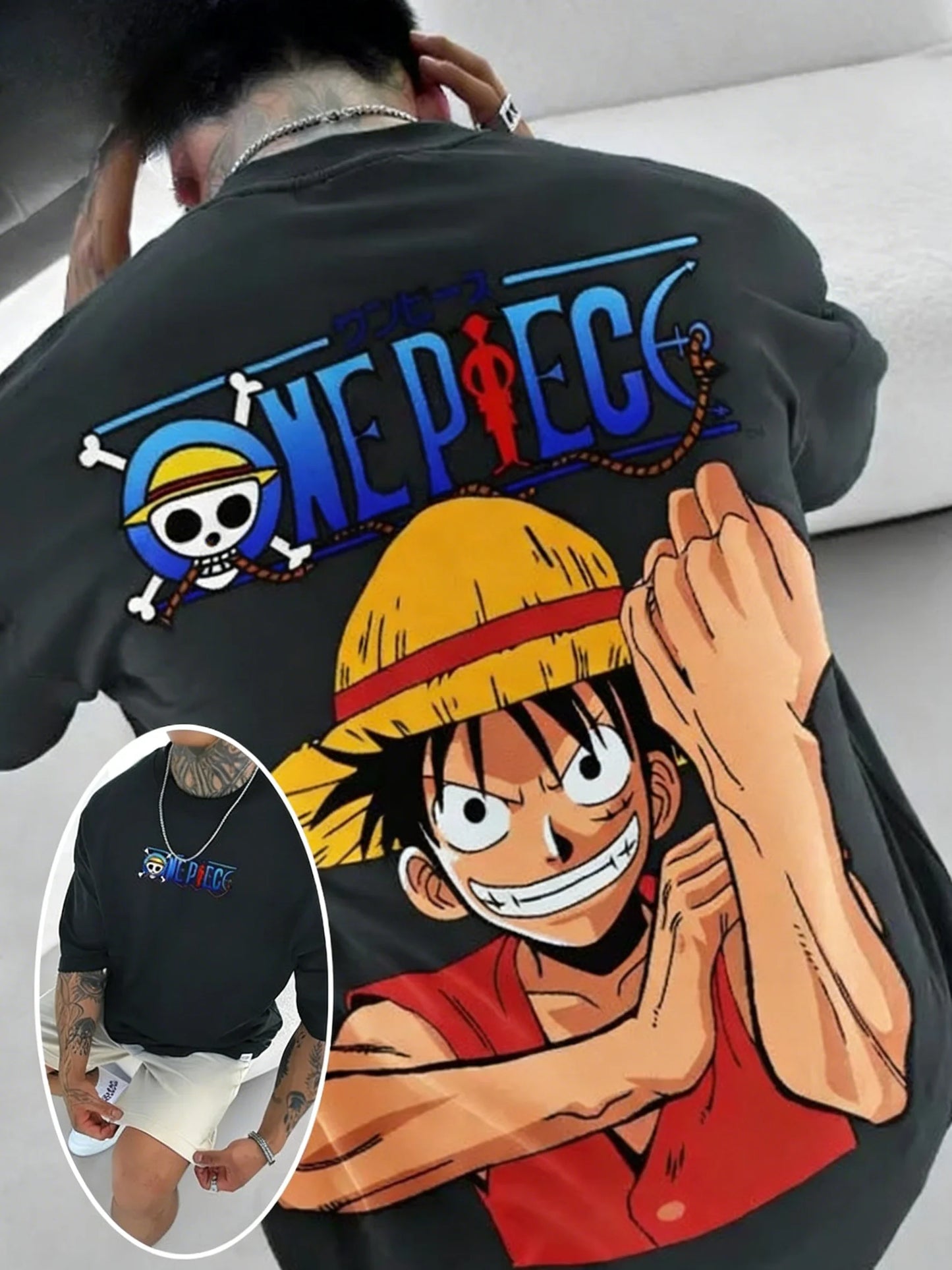 T-Shirt One Piece Luffy "Captain Edition" – Confort & Style (S au 4XL)